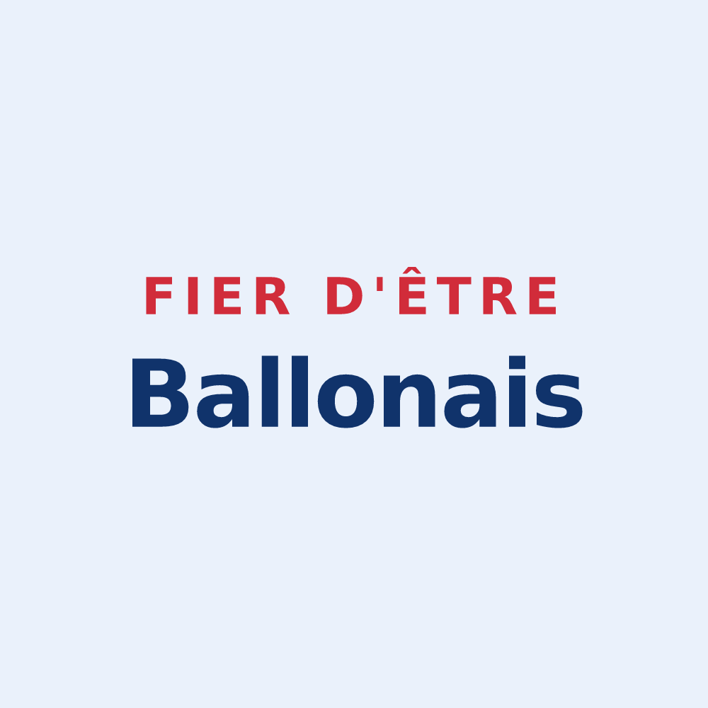 Sticker « Fier d'être Ballonais » — design pour Ballon