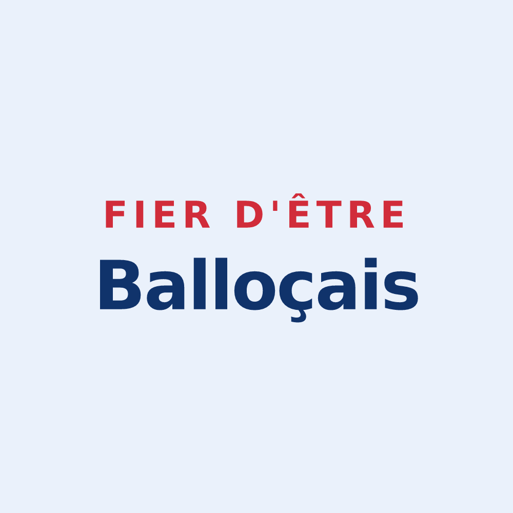 Sticker « Fier d'être Balloçais » — design pour Ballots