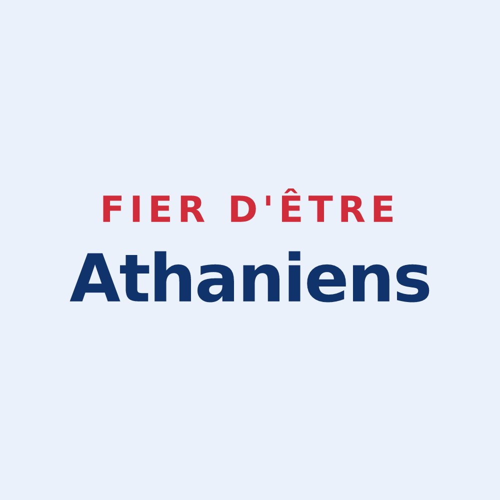 Sticker « Fier d'être Athaniens » — design pour Baneins