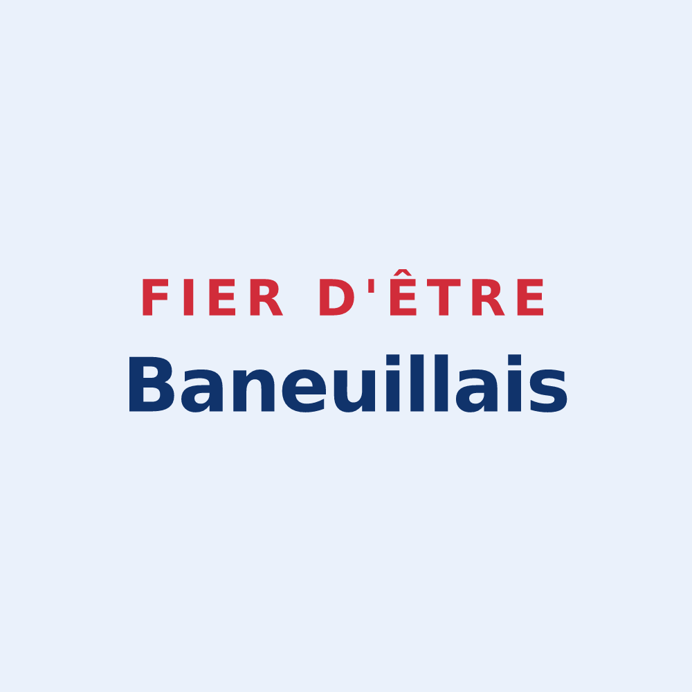 Sticker « Fier d'être Baneuillais » — design pour Baneuil