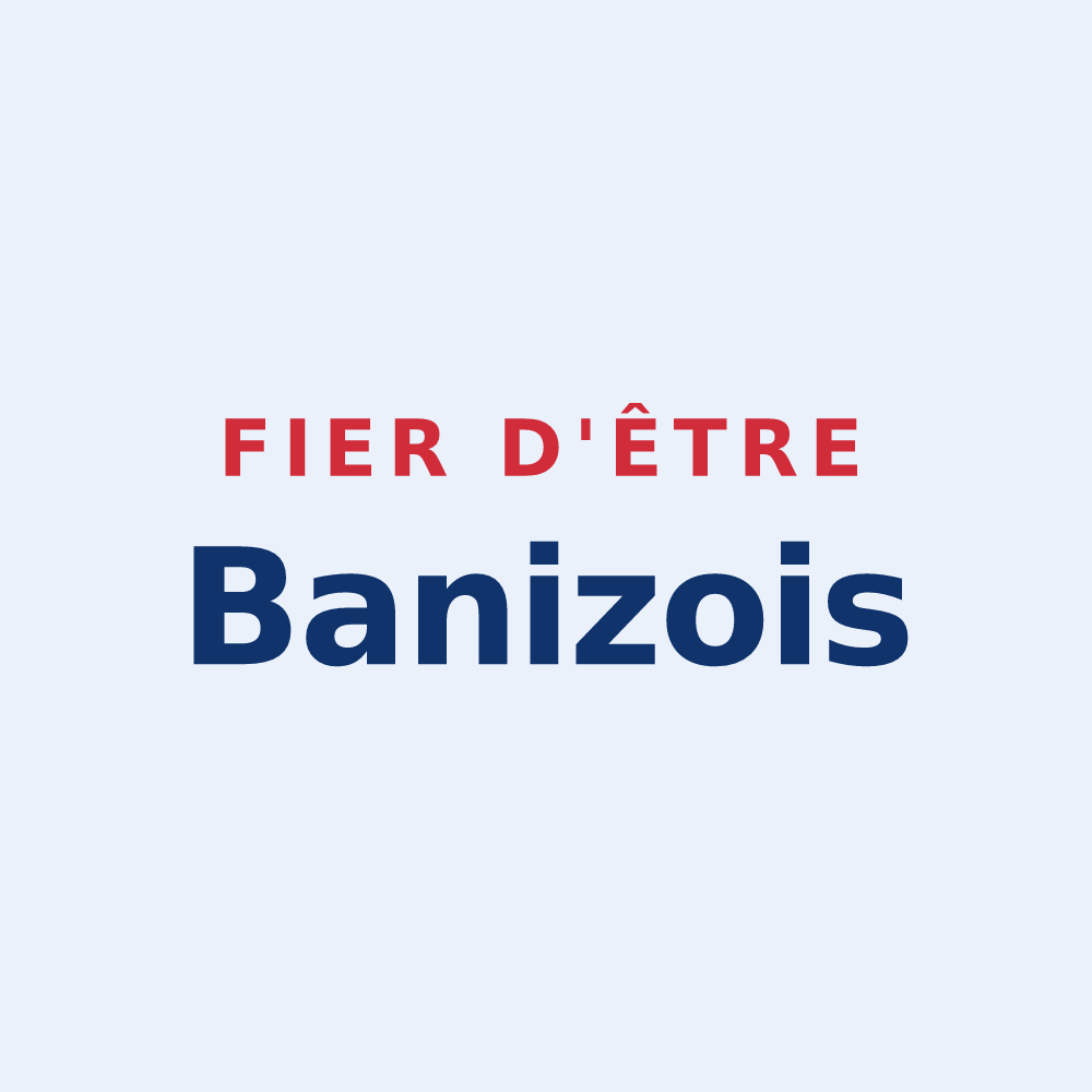 Sticker « Fier d'être Banizois » — design pour Banize
