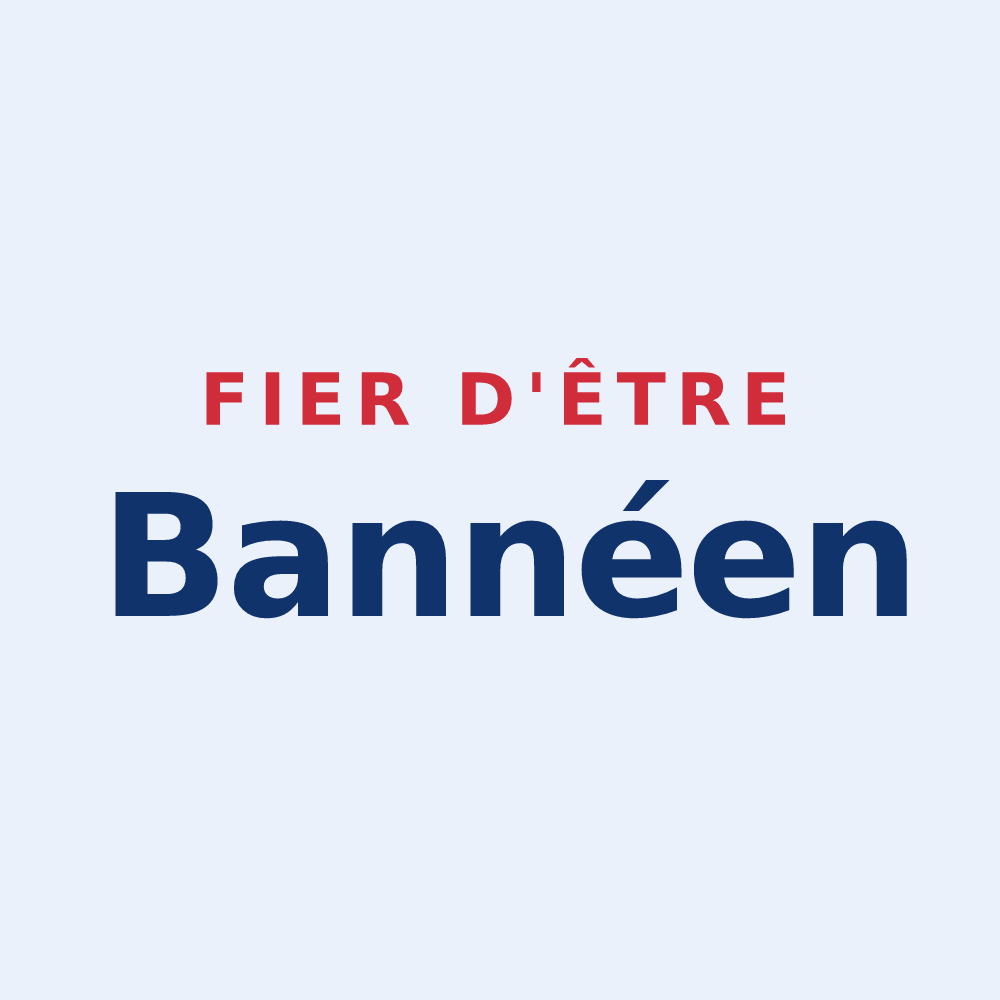 Sticker « Fier d'être Bannéen » — design pour Bannes