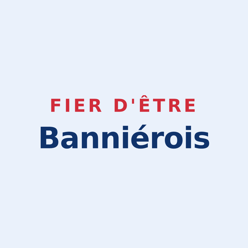 Sticker « Fier d'être Banniérois » — design pour Bannières