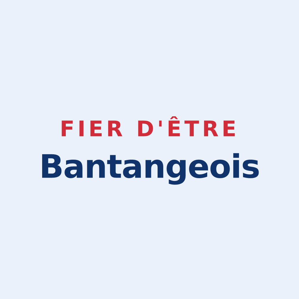 Sticker « Fier d'être Bantangeois » — design pour Bantanges
