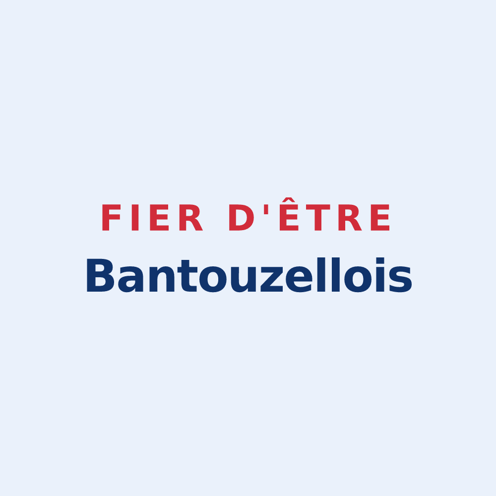 Sticker « Fier d'être Bantouzellois » — design pour Bantouzelle