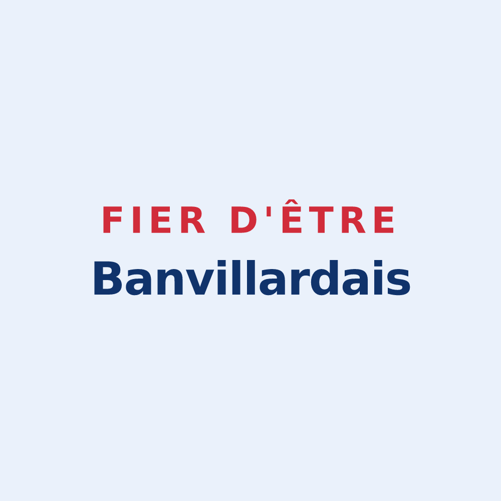 Sticker « Fier d'être Banvillardais » — design pour Banvillars