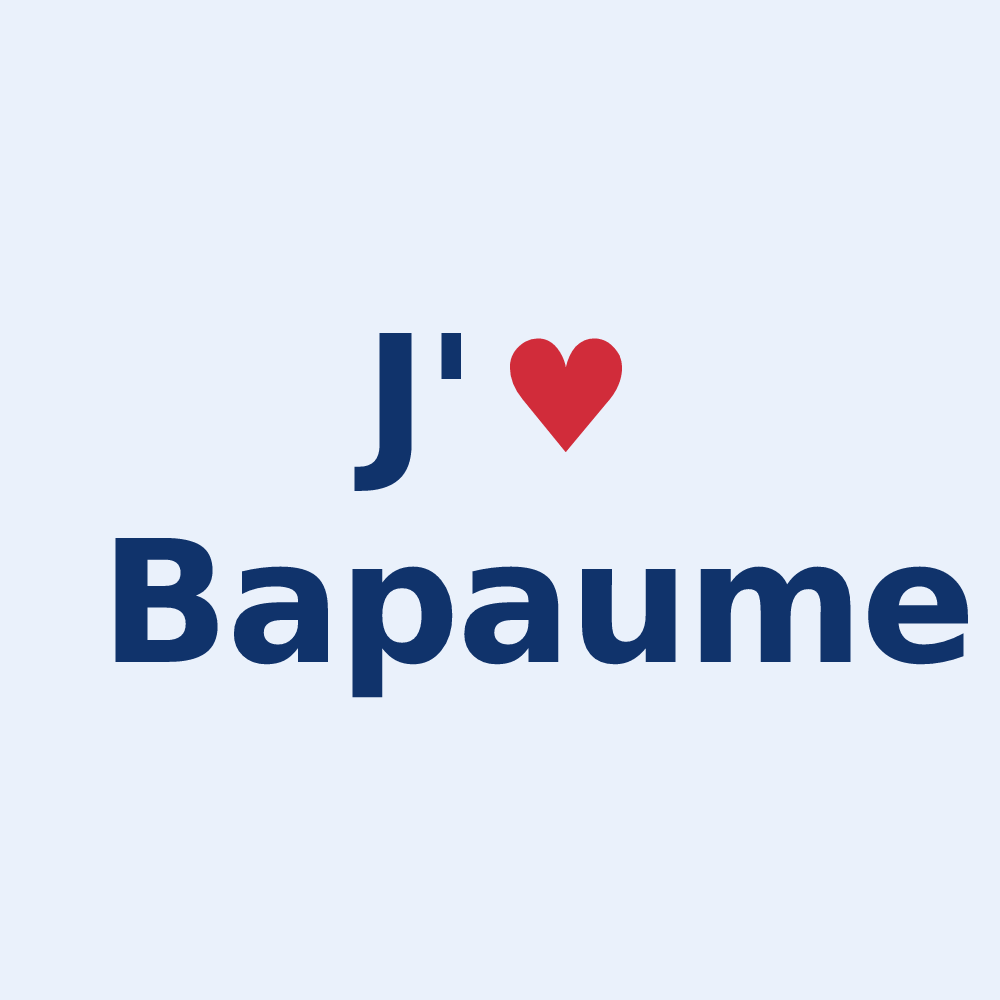 Sticker personnalisé Bapaume — design J'aime Bapaume