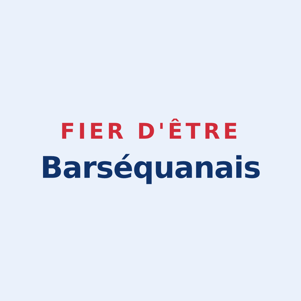 Sticker « Fier d'être Barséquanais » — design pour Bar-sur-Seine