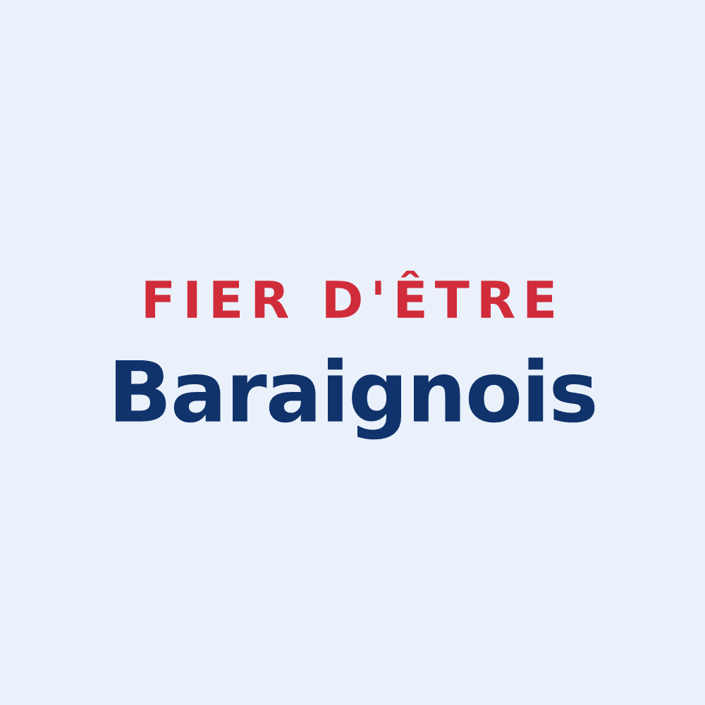 Sticker « Fier d'être Baraignois » — design pour Baraigne