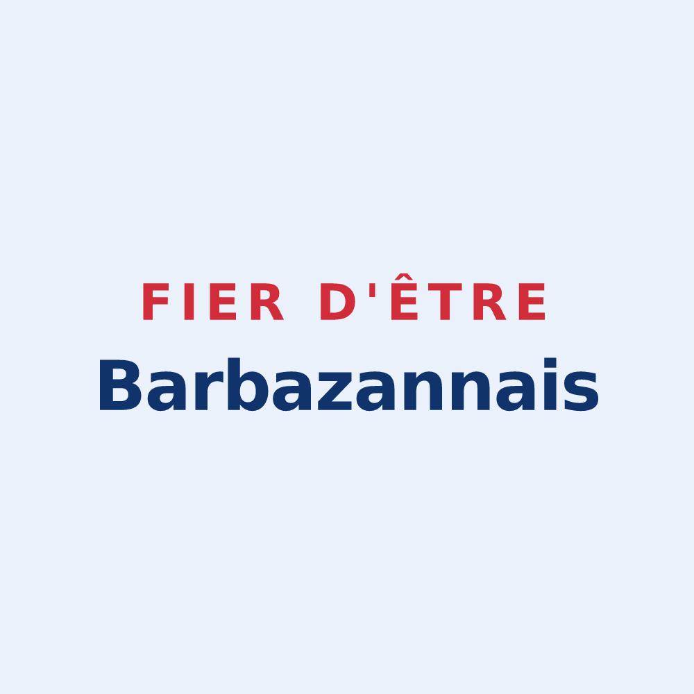 Sticker « Fier d'être Barbazannais » — design pour Barbazan-Debat