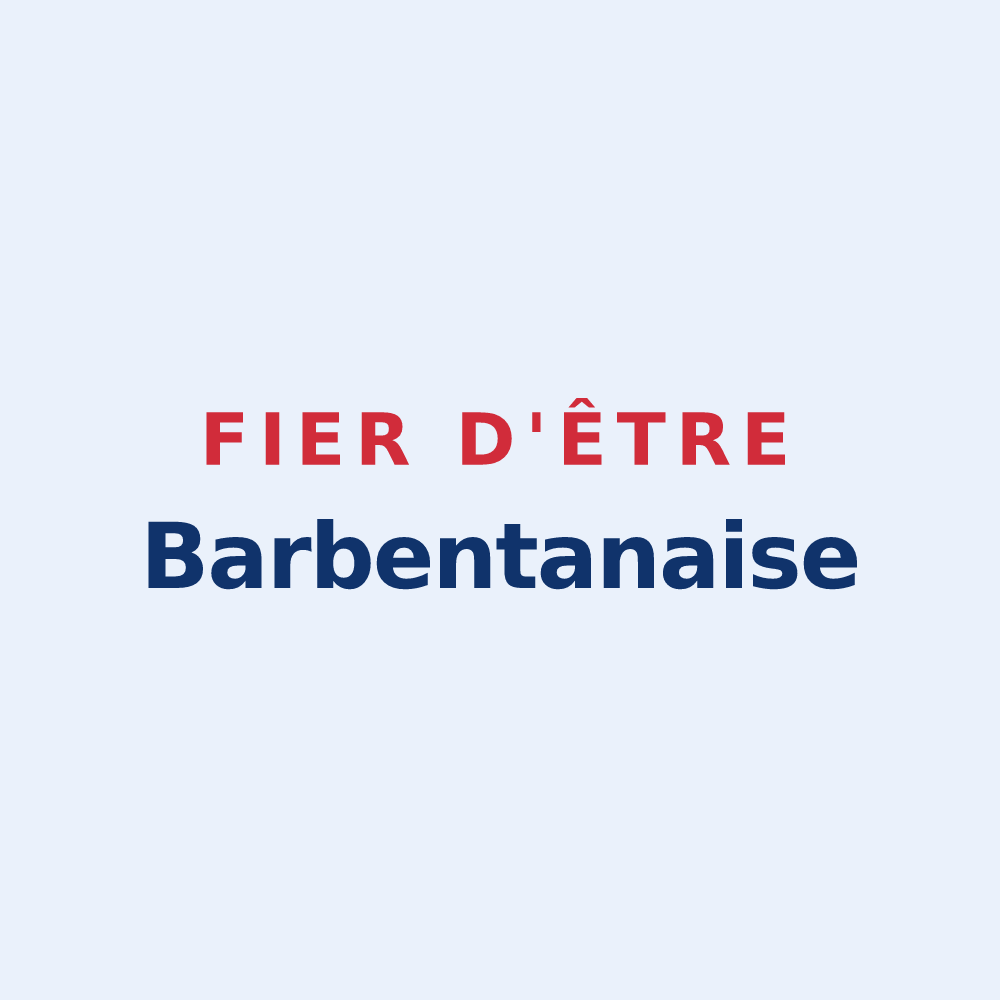 Sticker « Fier d'être Barbentanaise » — design pour Barbentane