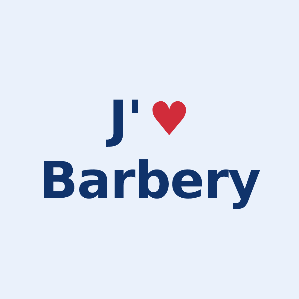 Sticker personnalisé Barbery — design « J'aime Barbery » imprimé sur le sticker