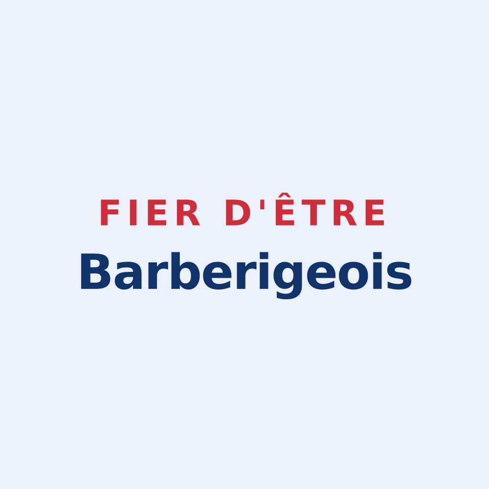 Sticker « Fier d'être Barberigeois » — design pour Barbery