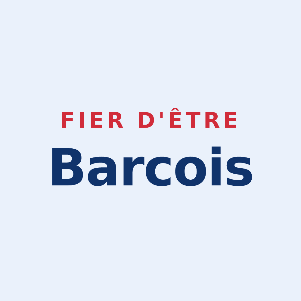 Sticker « Fier d'être Barcois » — design pour Barc