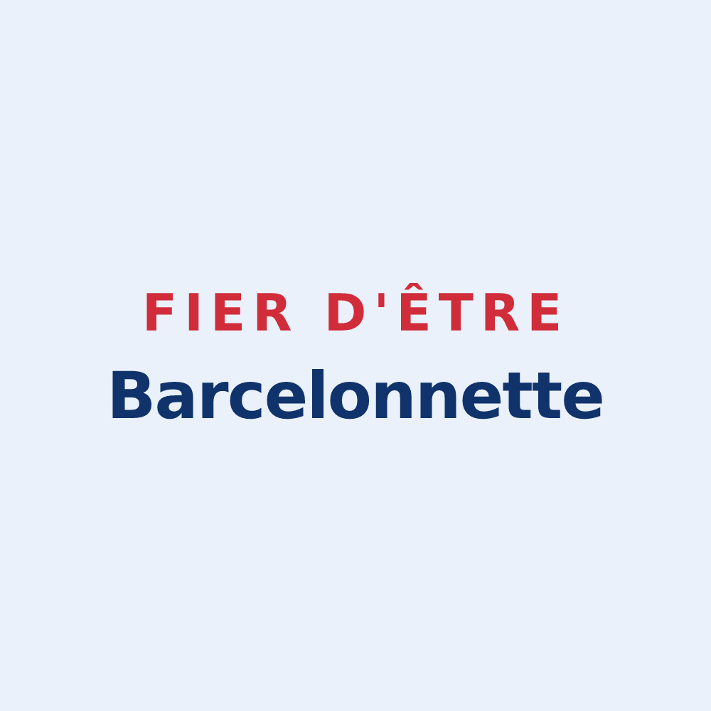 Sticker « Fier d'être Barcelonnette » — design pour Barcelonnette