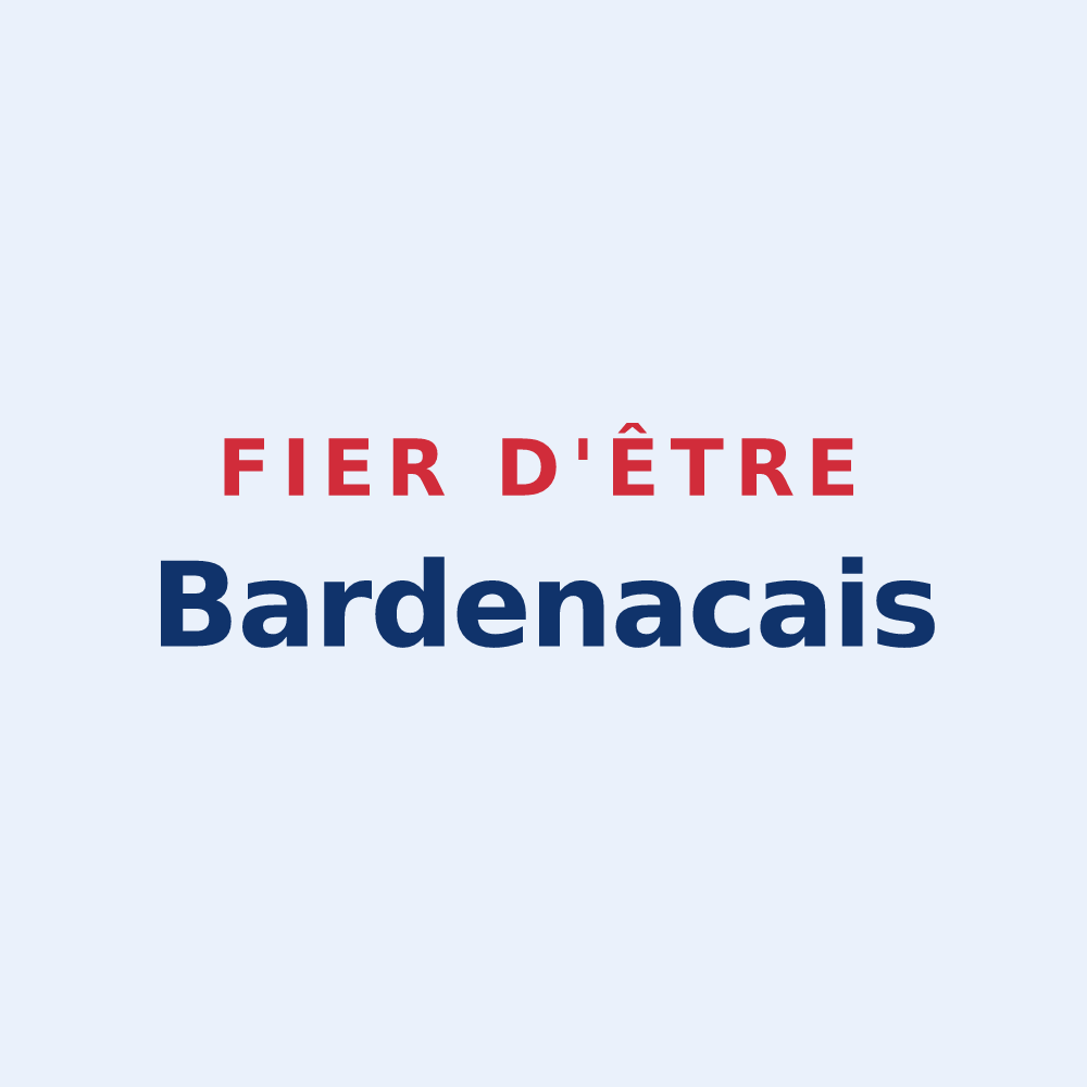 Sticker « Fier d'être Bardenacais » — design pour Bardenac