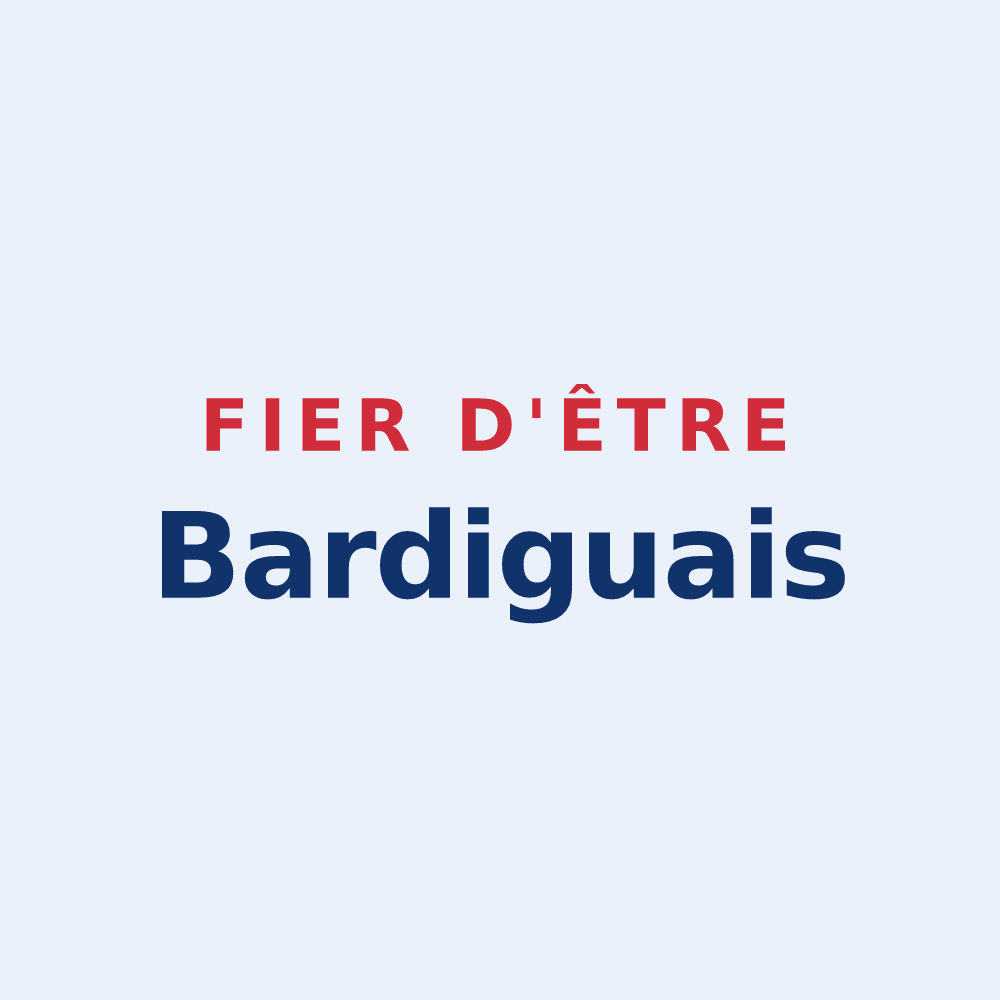 Sticker « Fier d'être Bardiguais » — design pour Bardigues