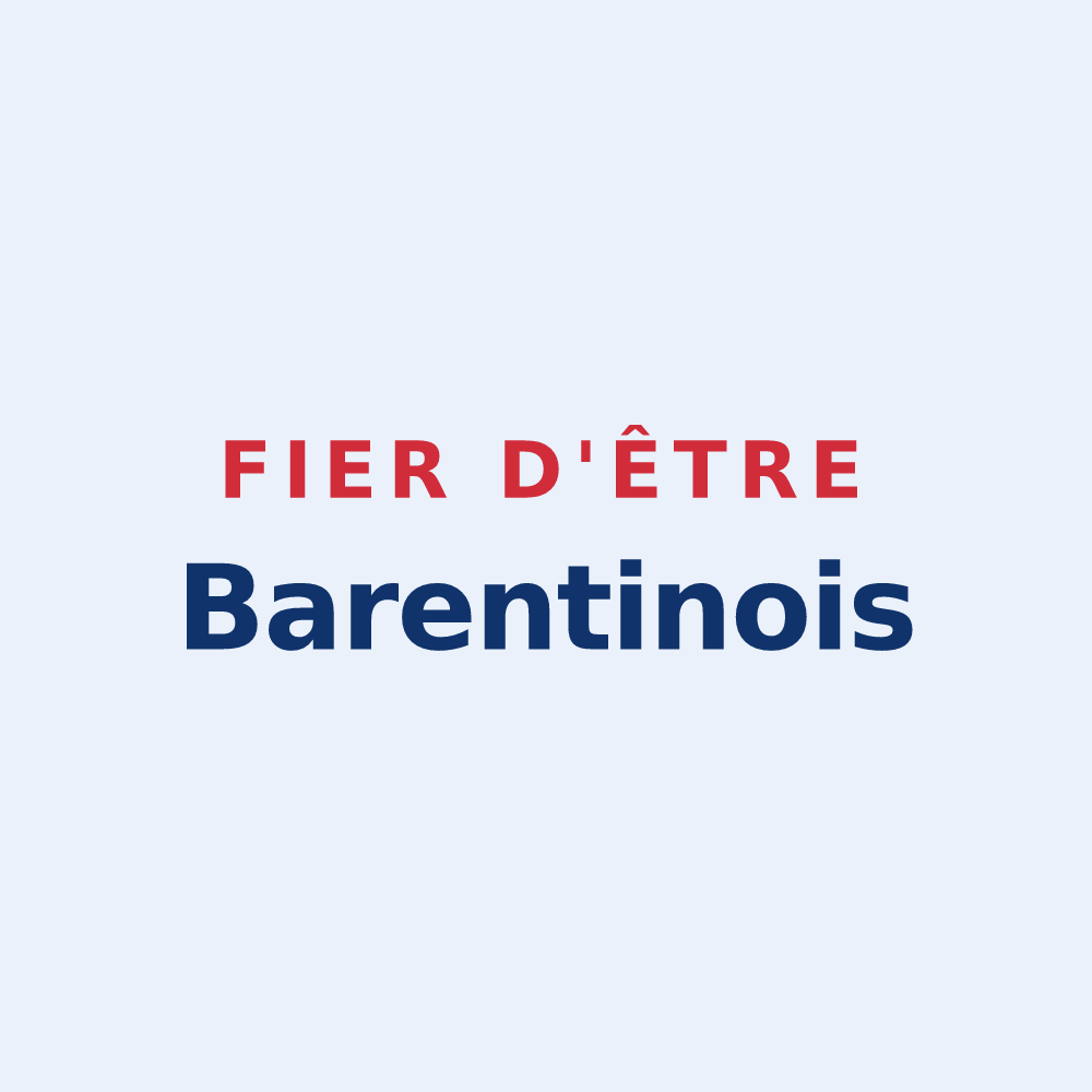Sticker « Fier d'être Barentinois » — design pour Barentin