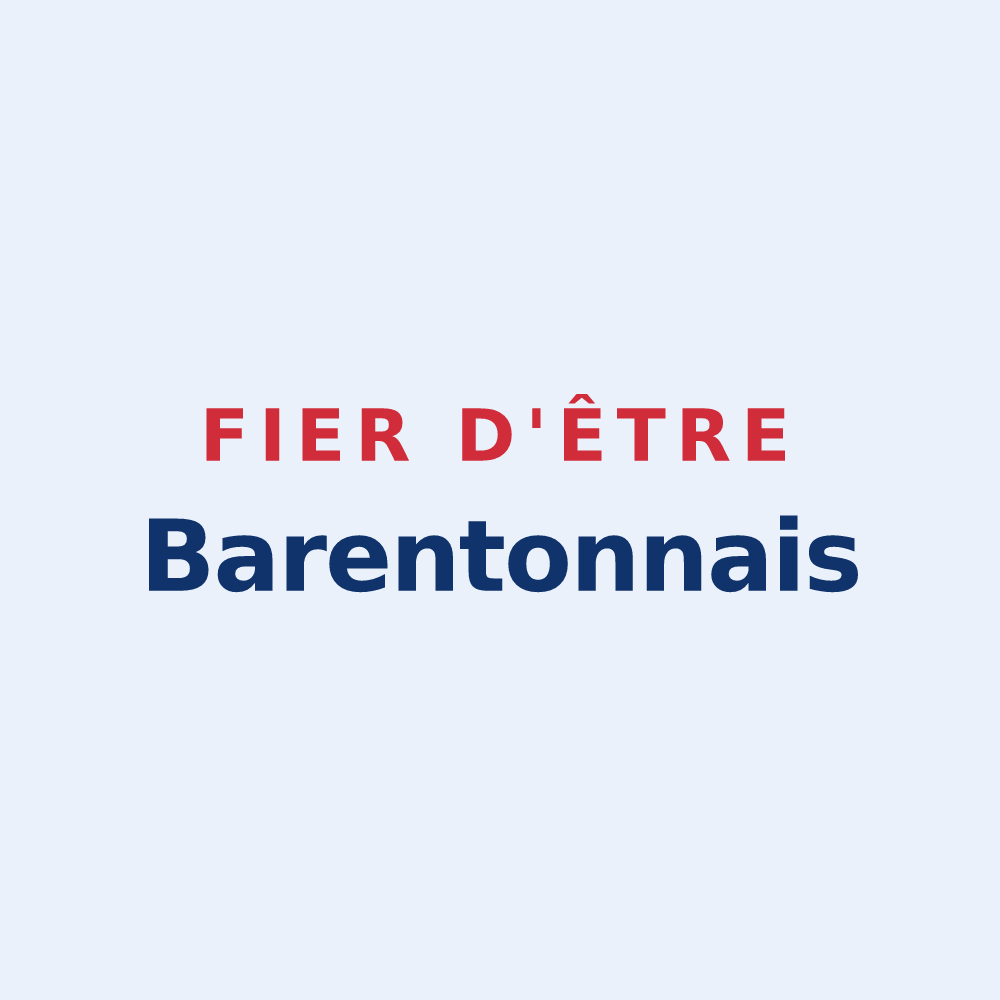 Sticker « Fier d'être Barentonnais » — design pour Barenton-Cel