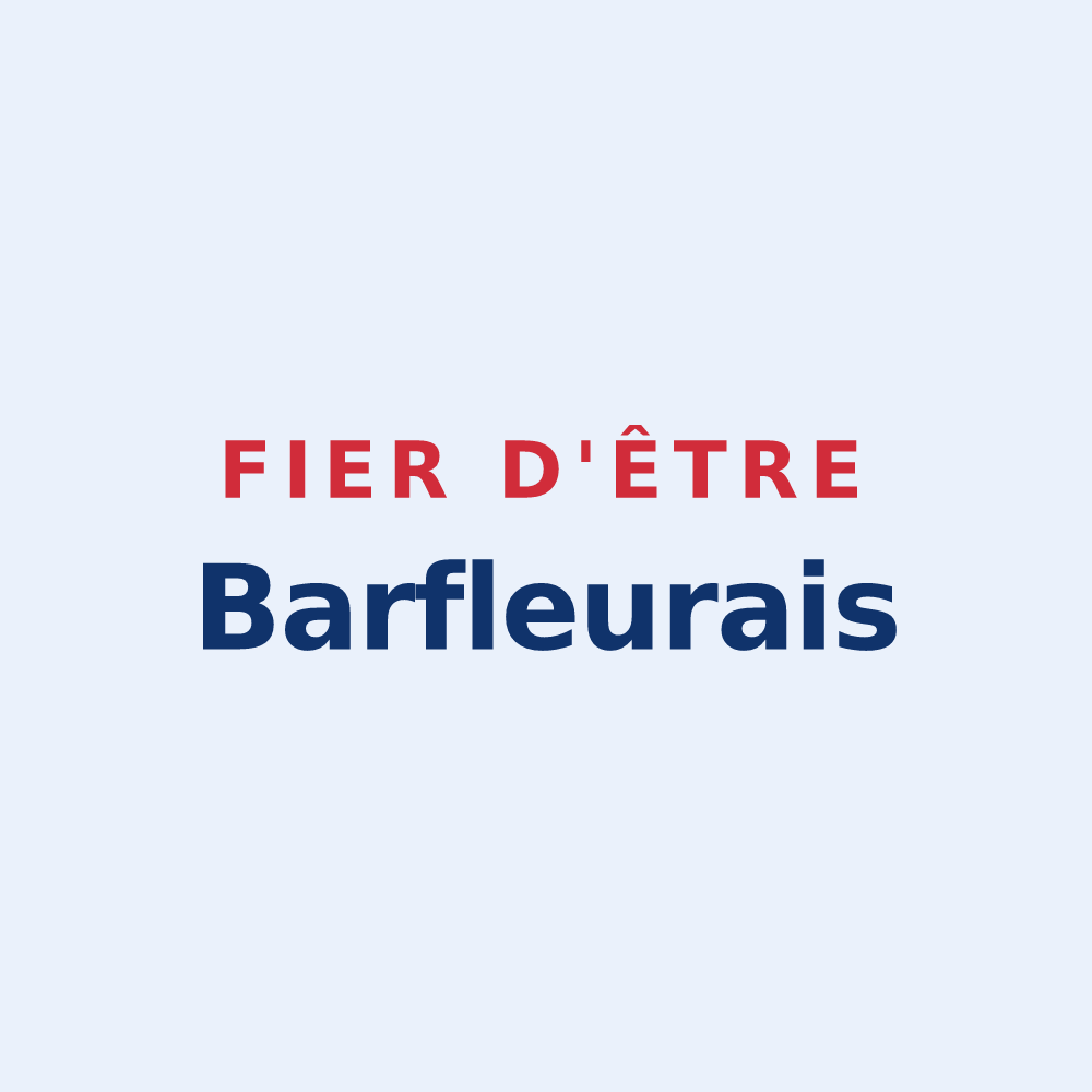 Sticker « Fier d'être Barfleurais » — design pour Barfleur
