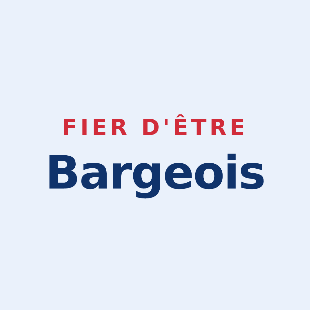 Sticker « Fier d'être Bargeois » — design pour Barges