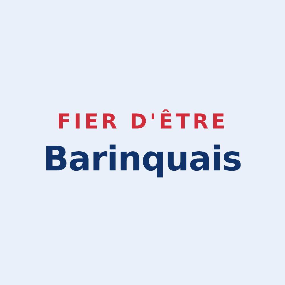 Sticker « Fier d'être Barinquais » — design pour Barinque