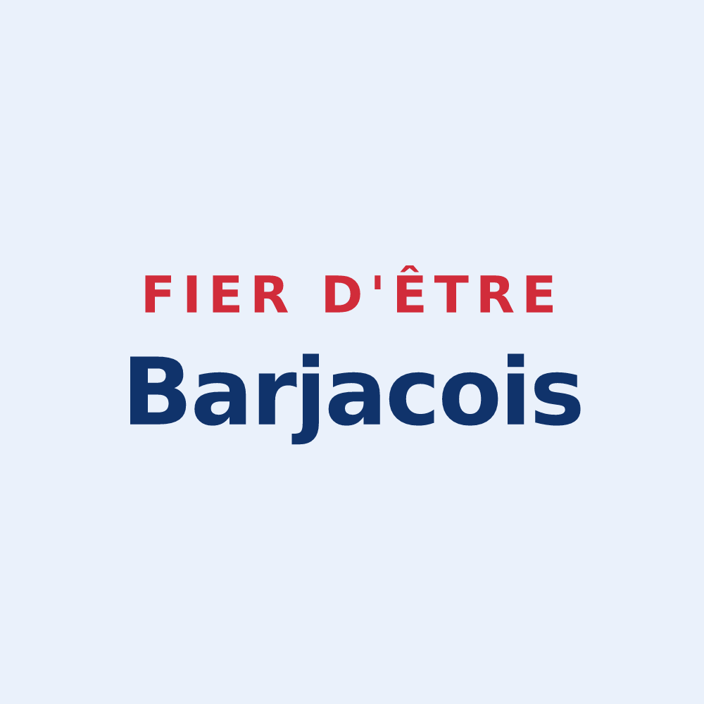 Sticker « Fier d'être Barjacois » — design pour Barjac