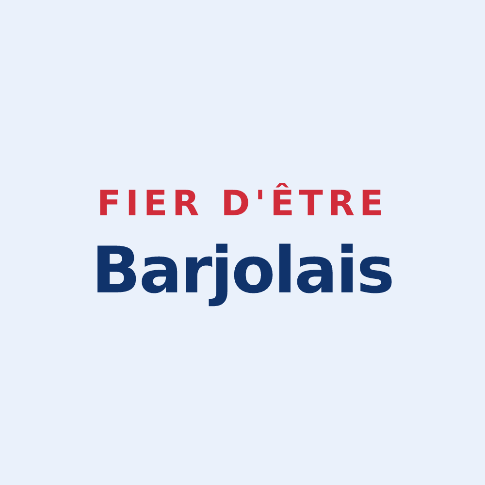 Sticker « Fier d'être Barjolais » — design pour Barjols