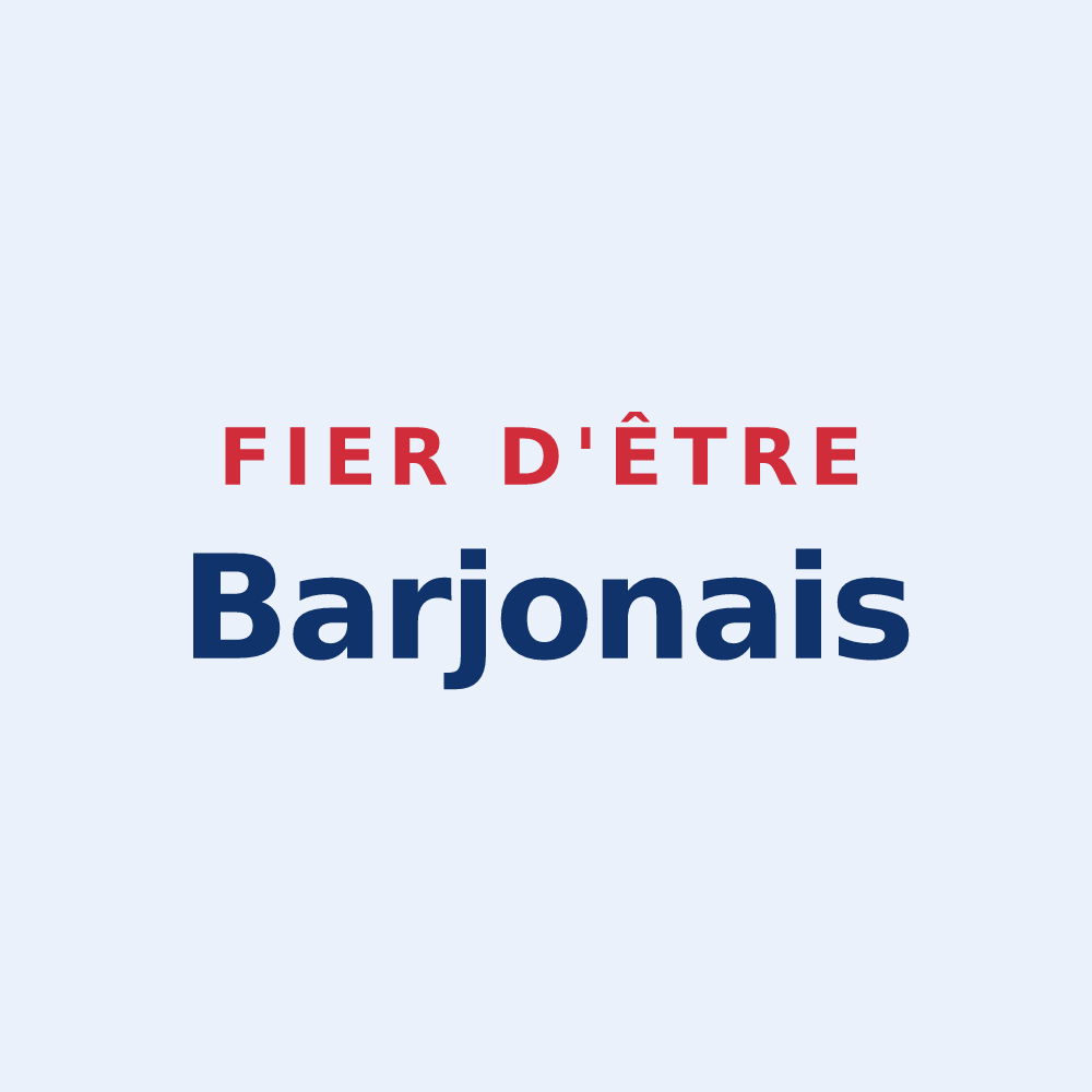 Sticker « Fier d'être Barjonais » — design pour Barjon