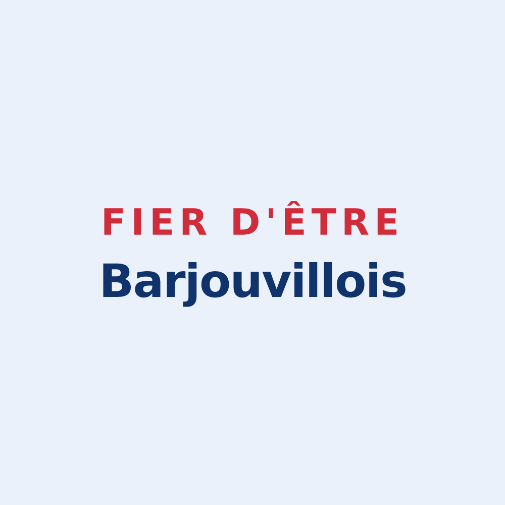 Sticker « Fier d'être Barjouvillois » — design pour Barjouville