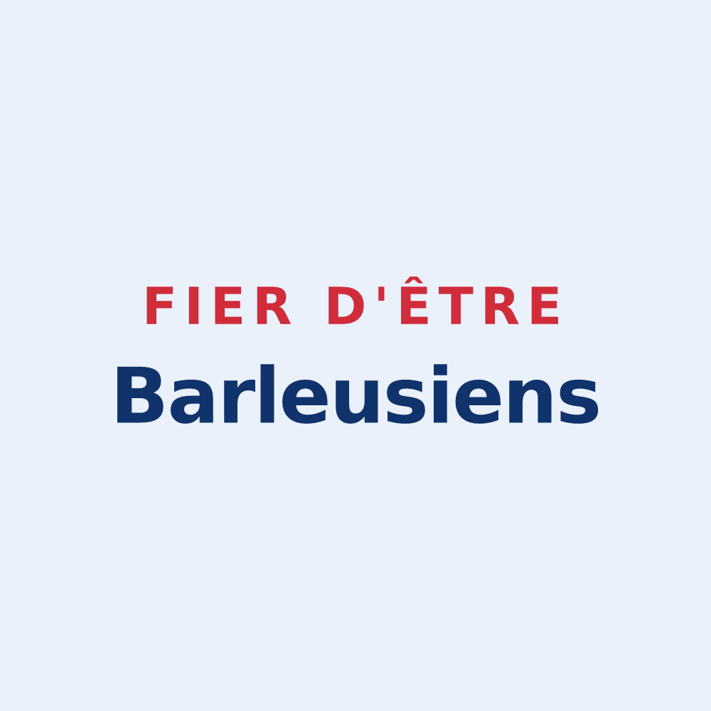 Sticker « Fier d'être Barleusiens » — design pour Barleux