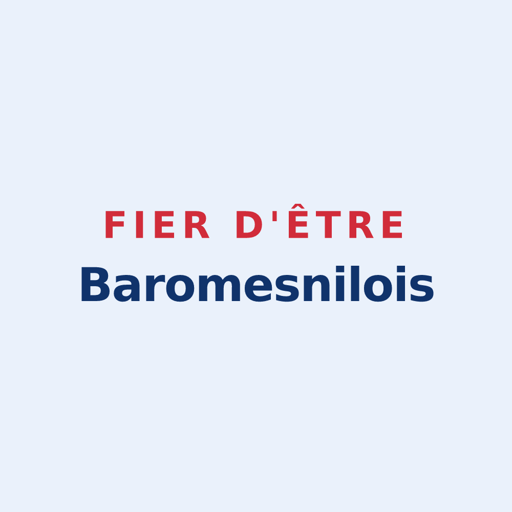 Sticker « Fier d'être Baromesnilois » — design pour Baromesnil