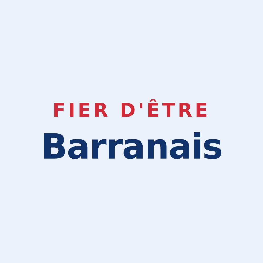 Sticker « Fier d'être Barranais » — design pour Barran