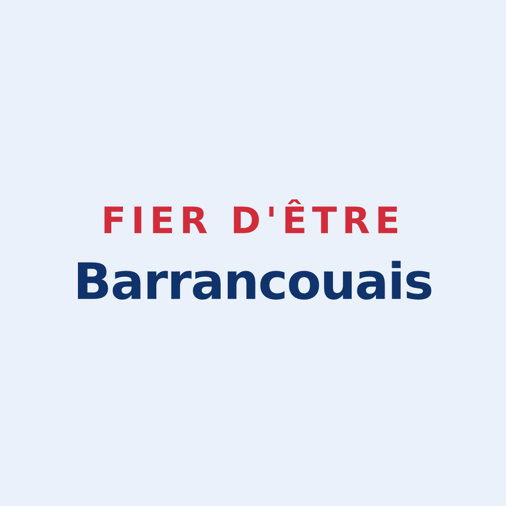 Sticker « Fier d'être Barrancouais » — design pour Barrancoueu
