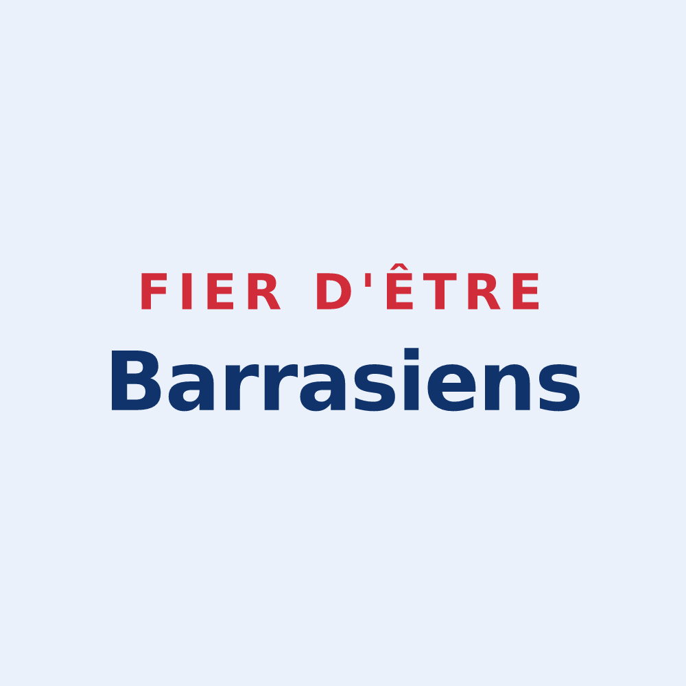 Sticker « Fier d'être Barrasiens » — design pour Barras
