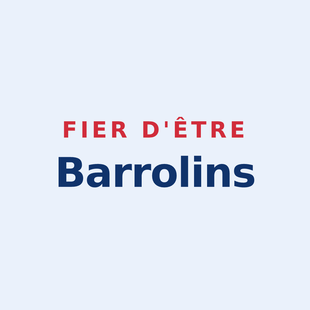 Sticker « Fier d'être Barrolins » — design pour Barraux
