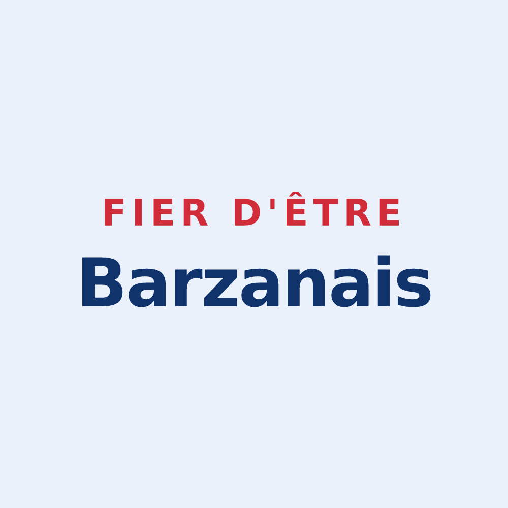 Sticker « Fier d'être Barzanais » — design pour Barzan