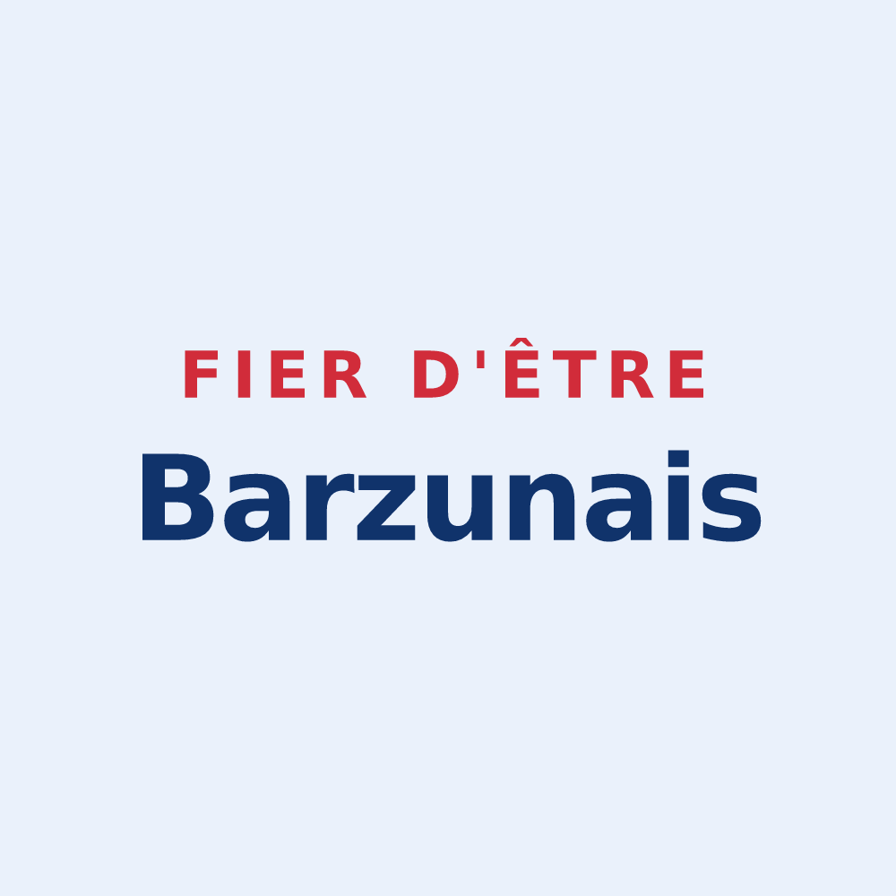 Sticker « Fier d'être Barzunais » — design pour Barzun