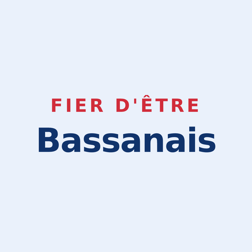 Sticker « Fier d'être Bassanais » — design pour Bassan