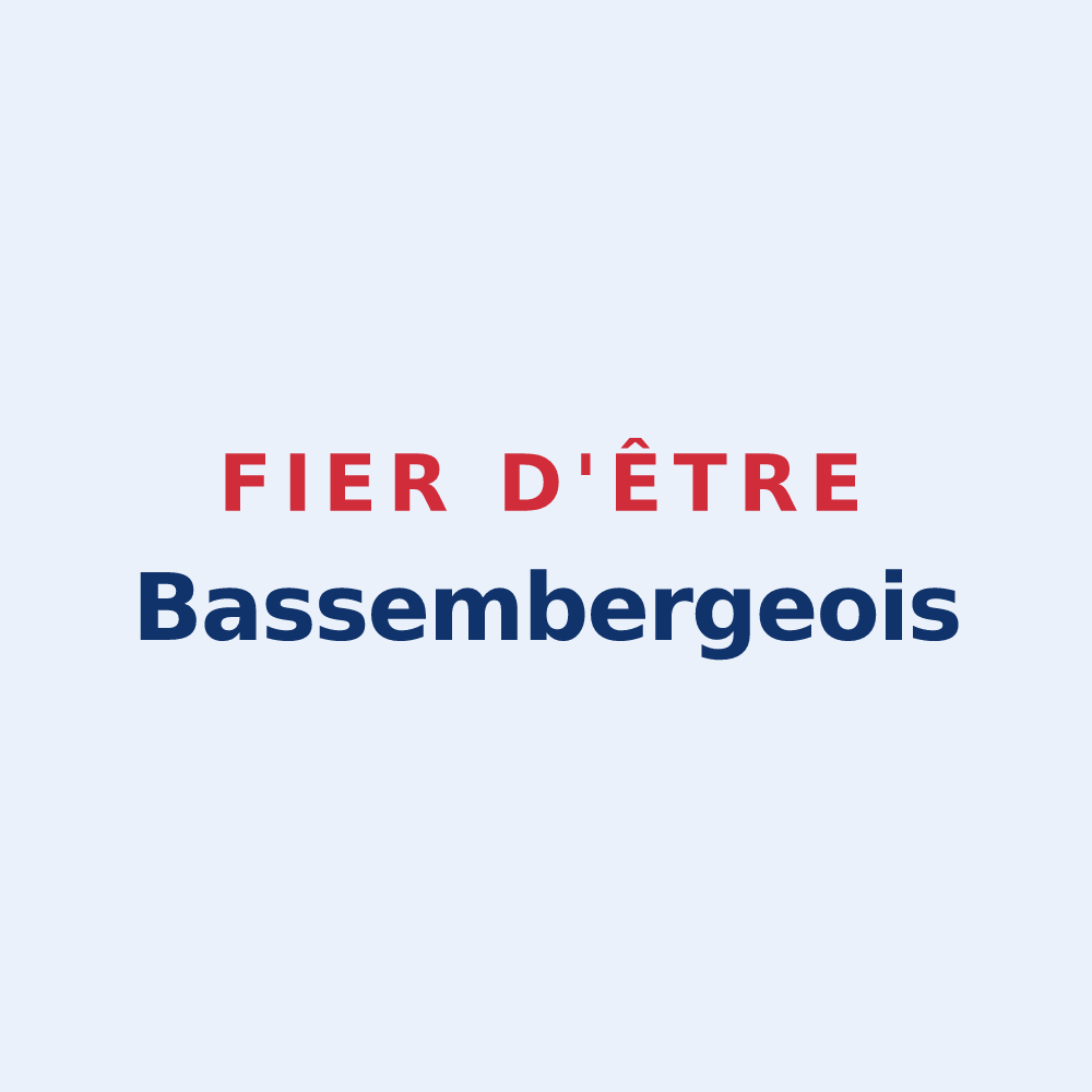 Sticker « Fier d'être Bassembergeois » — design pour Bassemberg