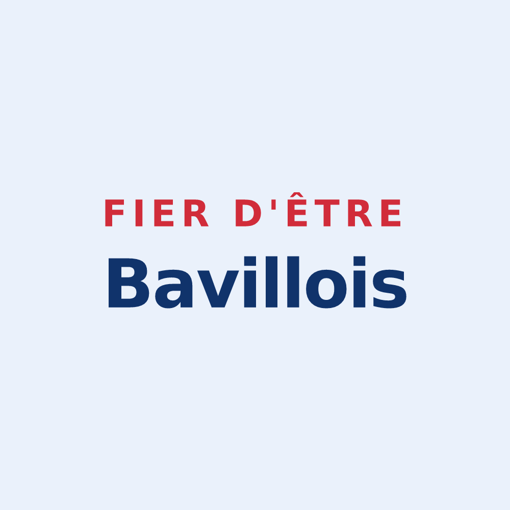 Sticker « Fier d'être Bavillois » — design pour Basville