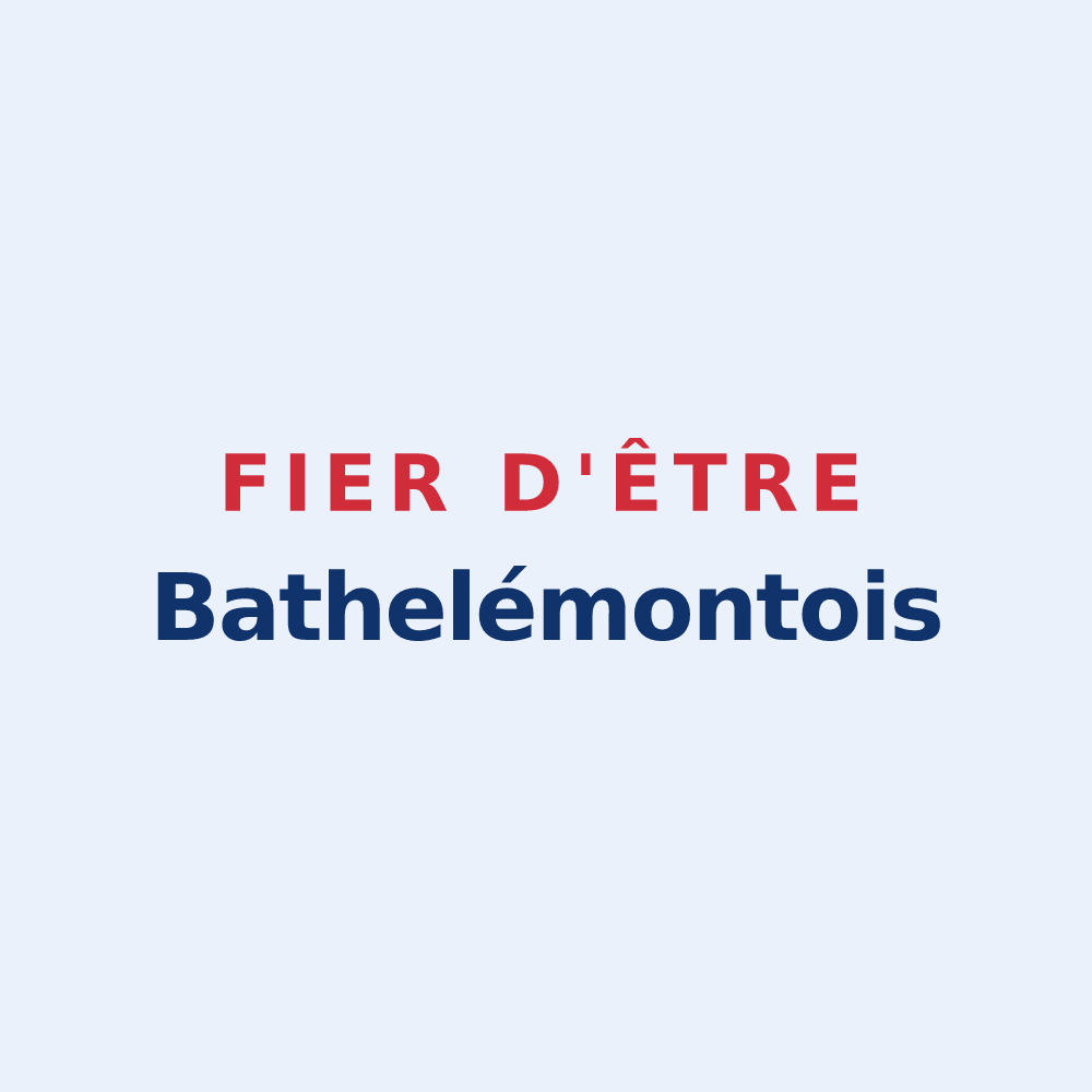 Sticker « Fier d'être Bathelémontois » — design pour Bathelémont
