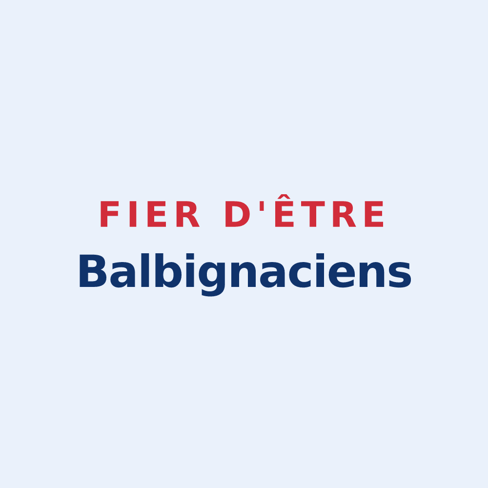 Sticker « Fier d'être Balbignaciens » — design pour Baubigny