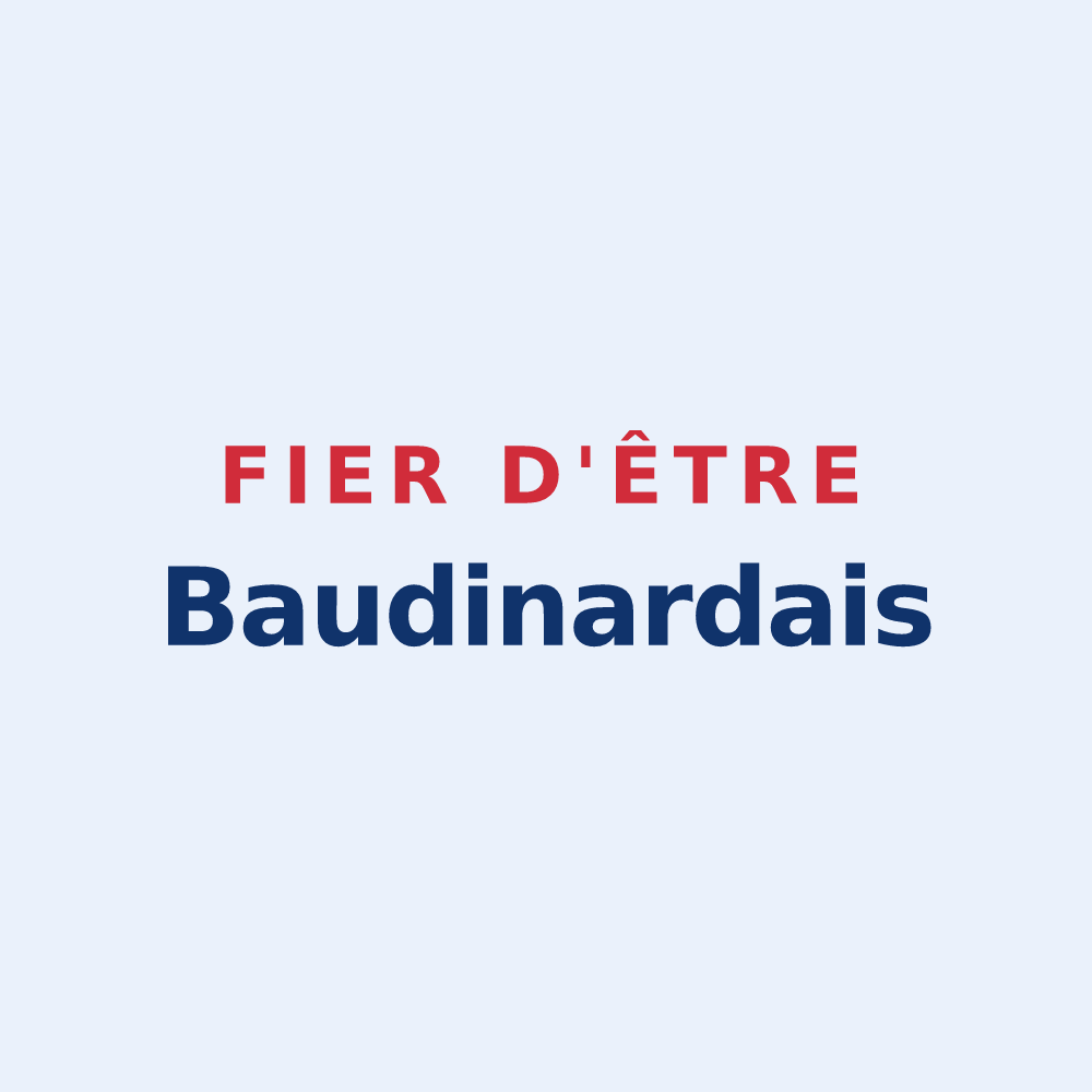 Sticker « Fier d'être Baudinardais » — design pour Baudinard-sur-Verdon