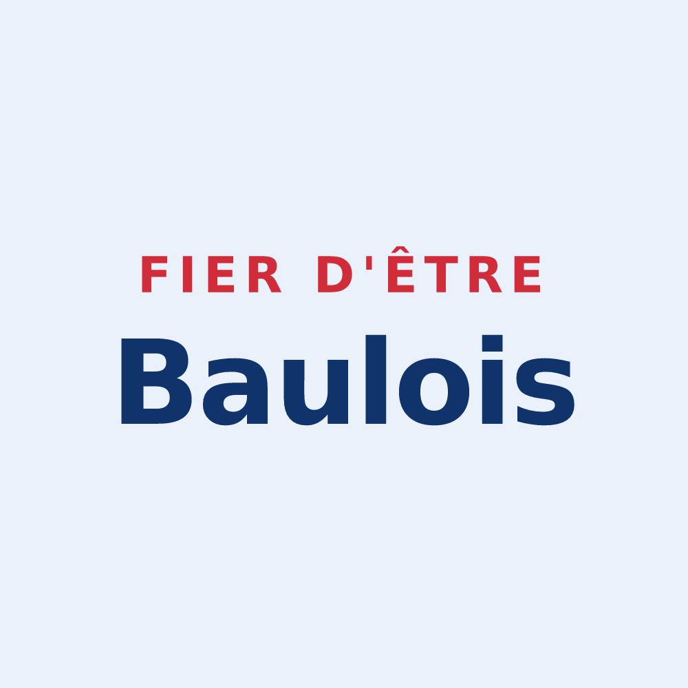 Sticker « Fier d'être Baulois » — design pour Baule