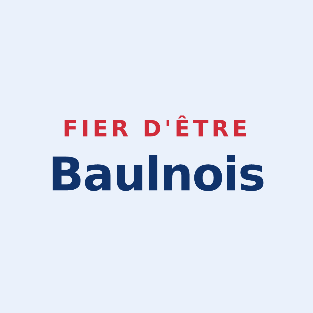 Sticker « Fier d'être Baulnois » — design pour Baulne