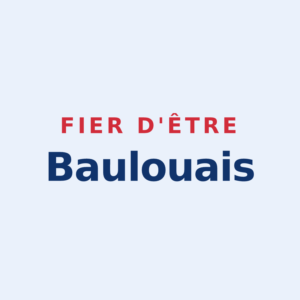 Sticker « Fier d'être Baulouais » — design pour Baulou