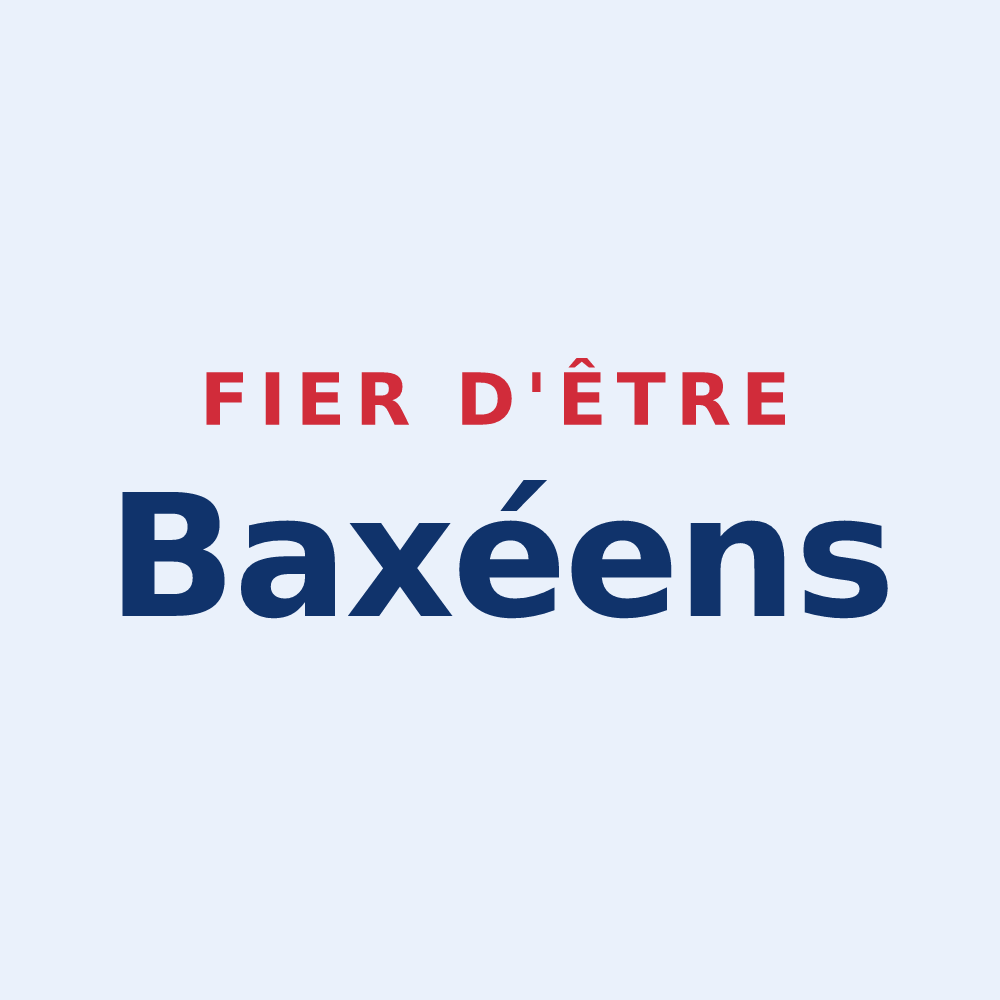 Sticker « Fier d'être Baxéens » — design pour Bax