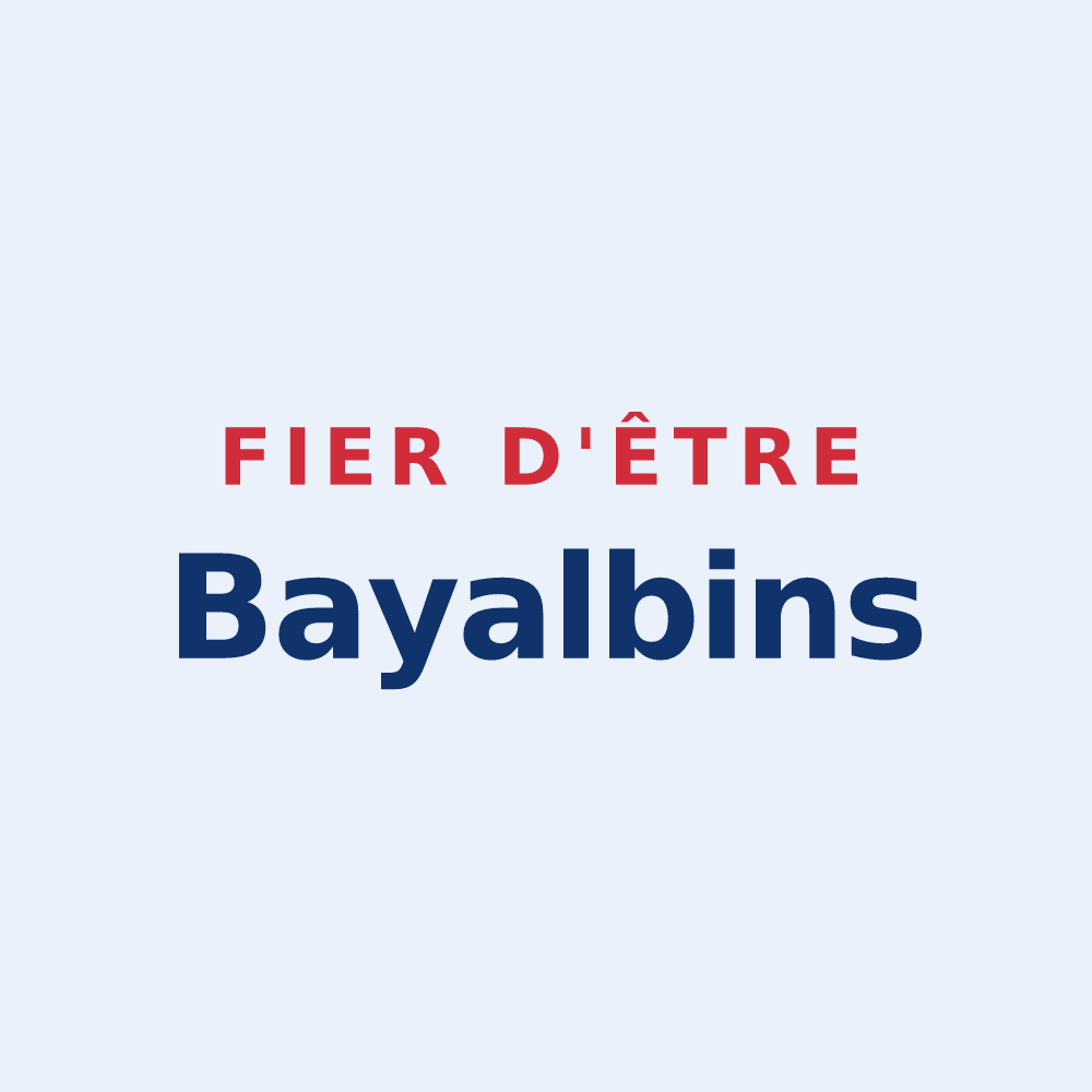 Sticker « Fier d'être Bayalbins » — design pour Bay-sur-Aube