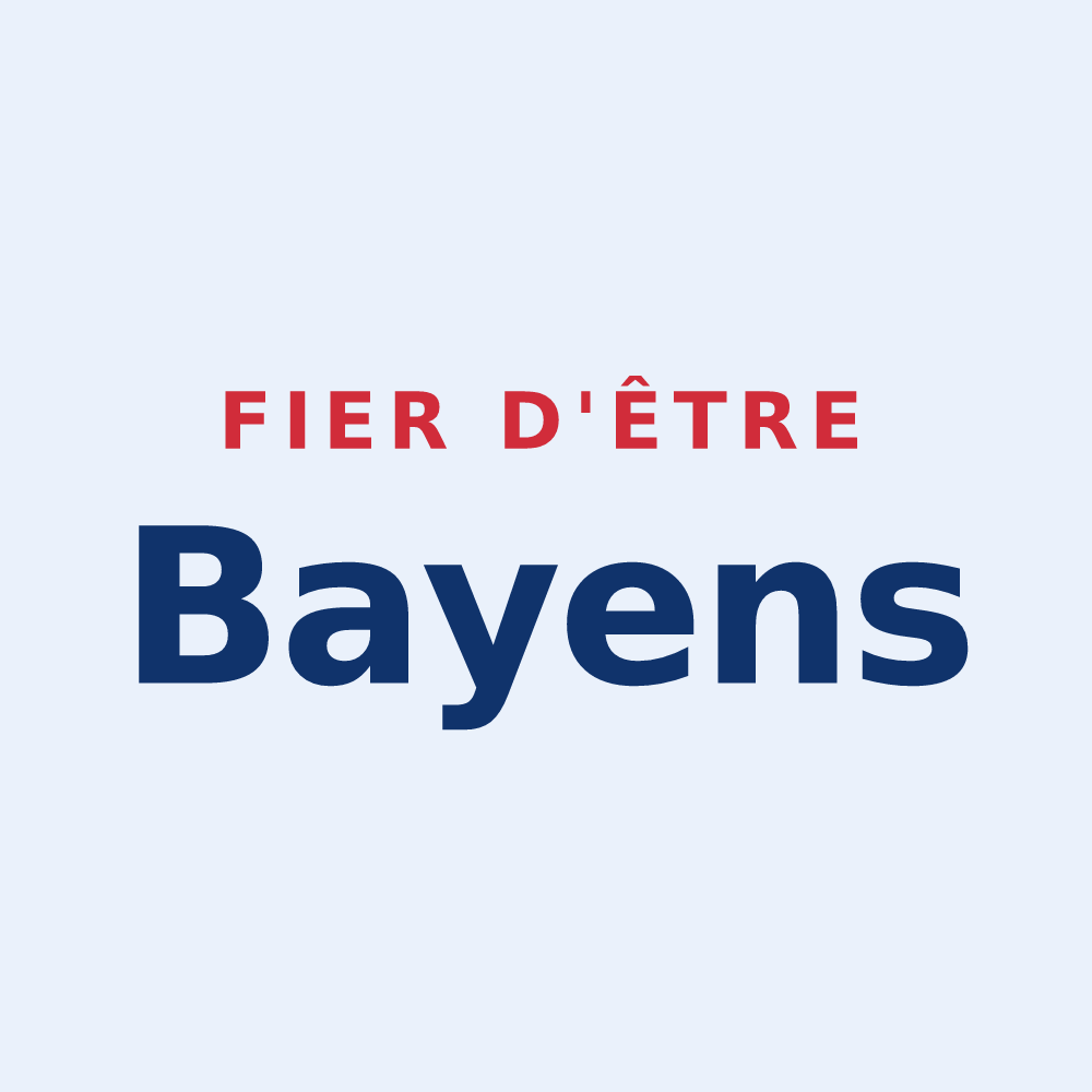 Sticker « Fier d'être Bayens » — design pour Baye
